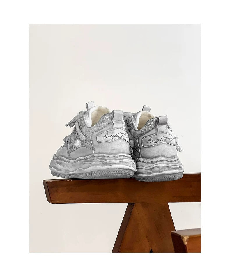 Wraith Low - Distressed White