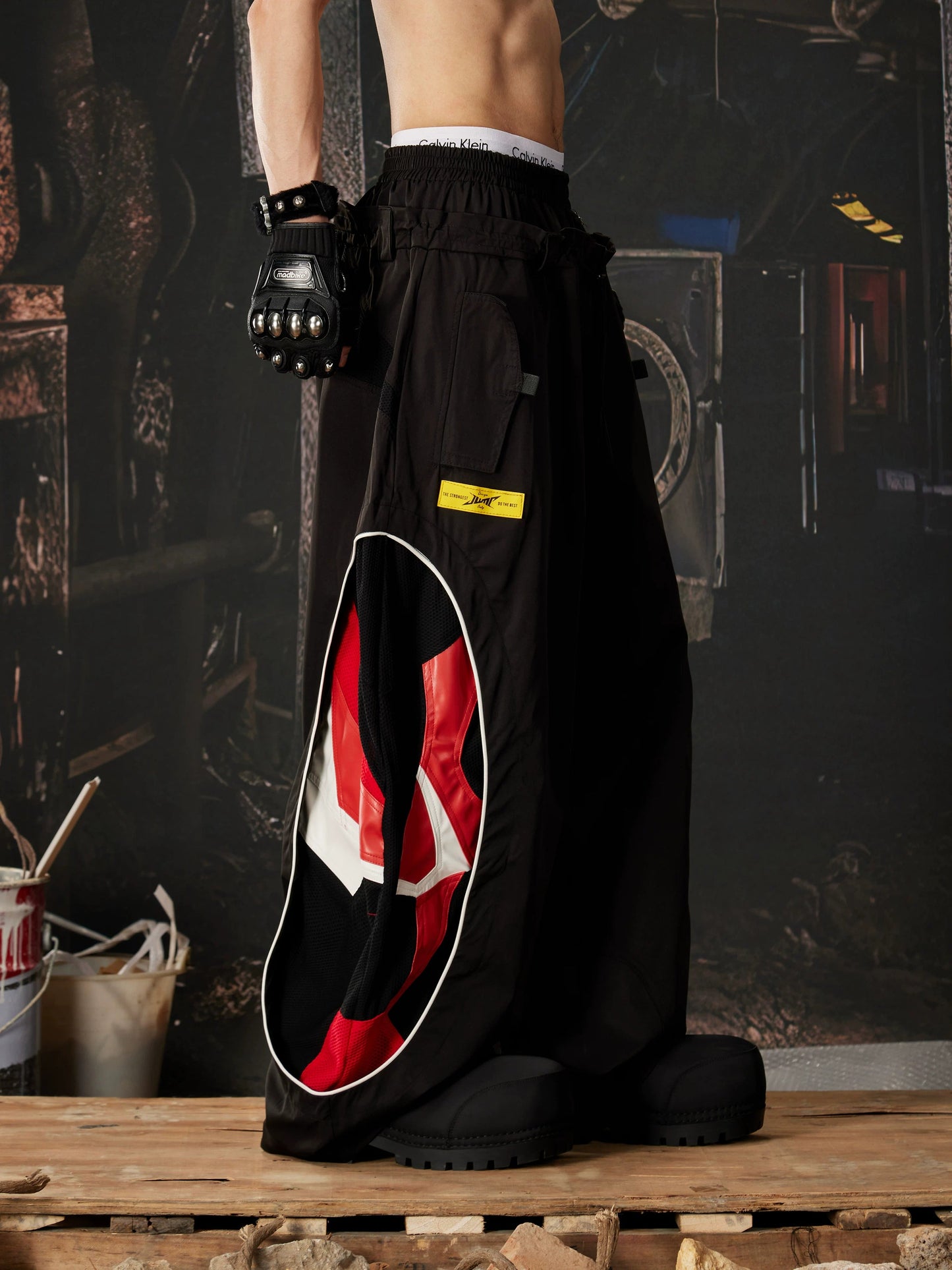 Racing Double Waist Sweatpants