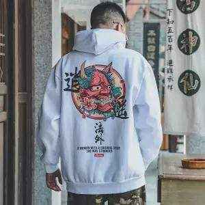 INFINIT Oni Japanese Demon Hoodie