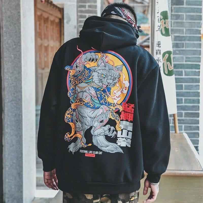 INFINIT Oni Japanese Demon Hoodie