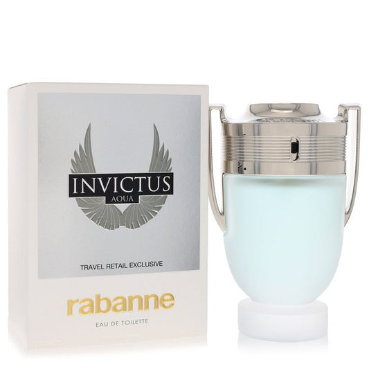 Invictus Aqua by Paco Rabanne Eau De Toilette Spray 3.4 oz for Men