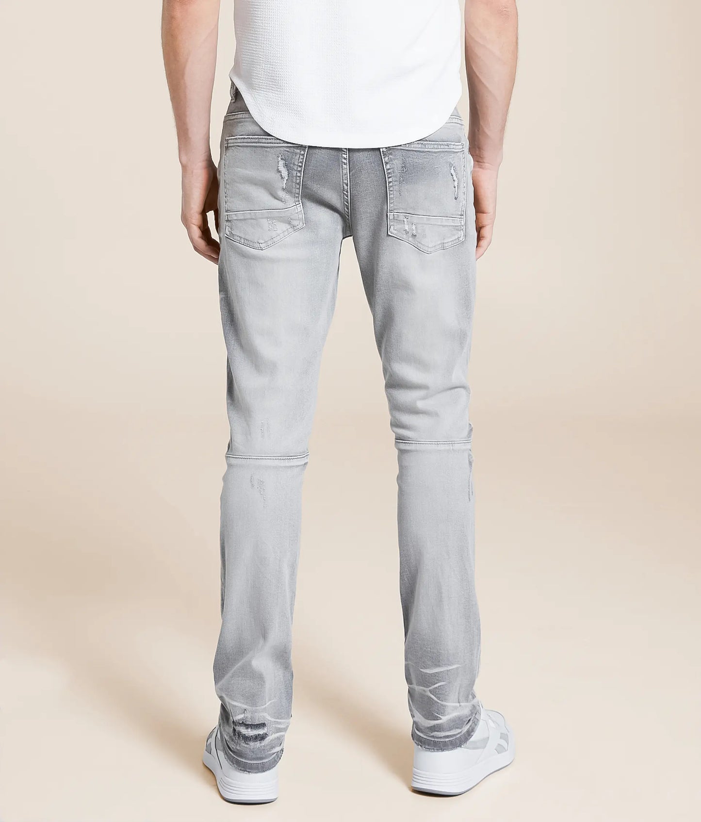 SMOKE RISE Jeans Distressed Slim Fit
