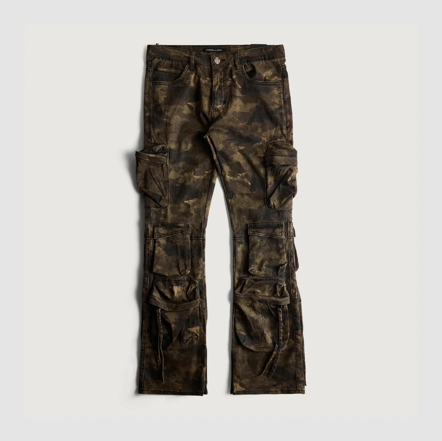 EMBELLISH Cargo Pants Camo Multi Pocket