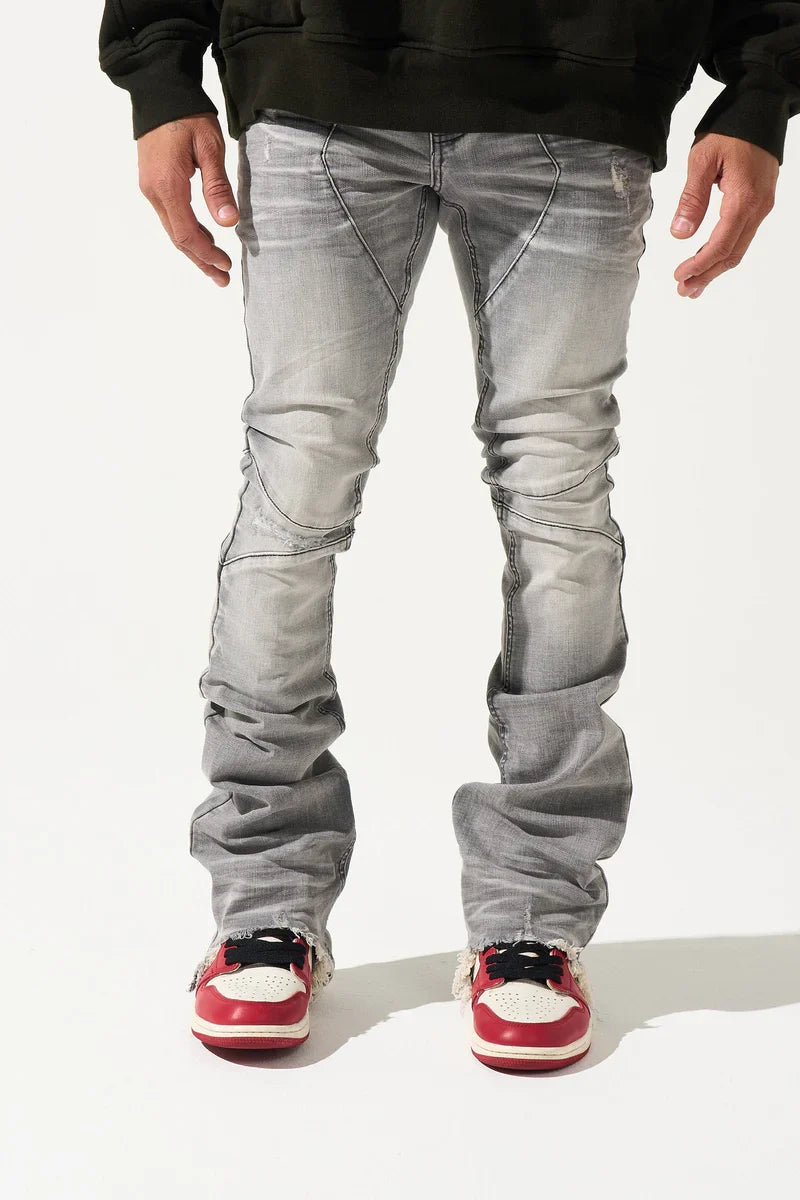 SERENEDE Jeans Stacked Distressed