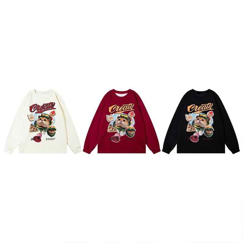 Sweat Cute Cat 9C0