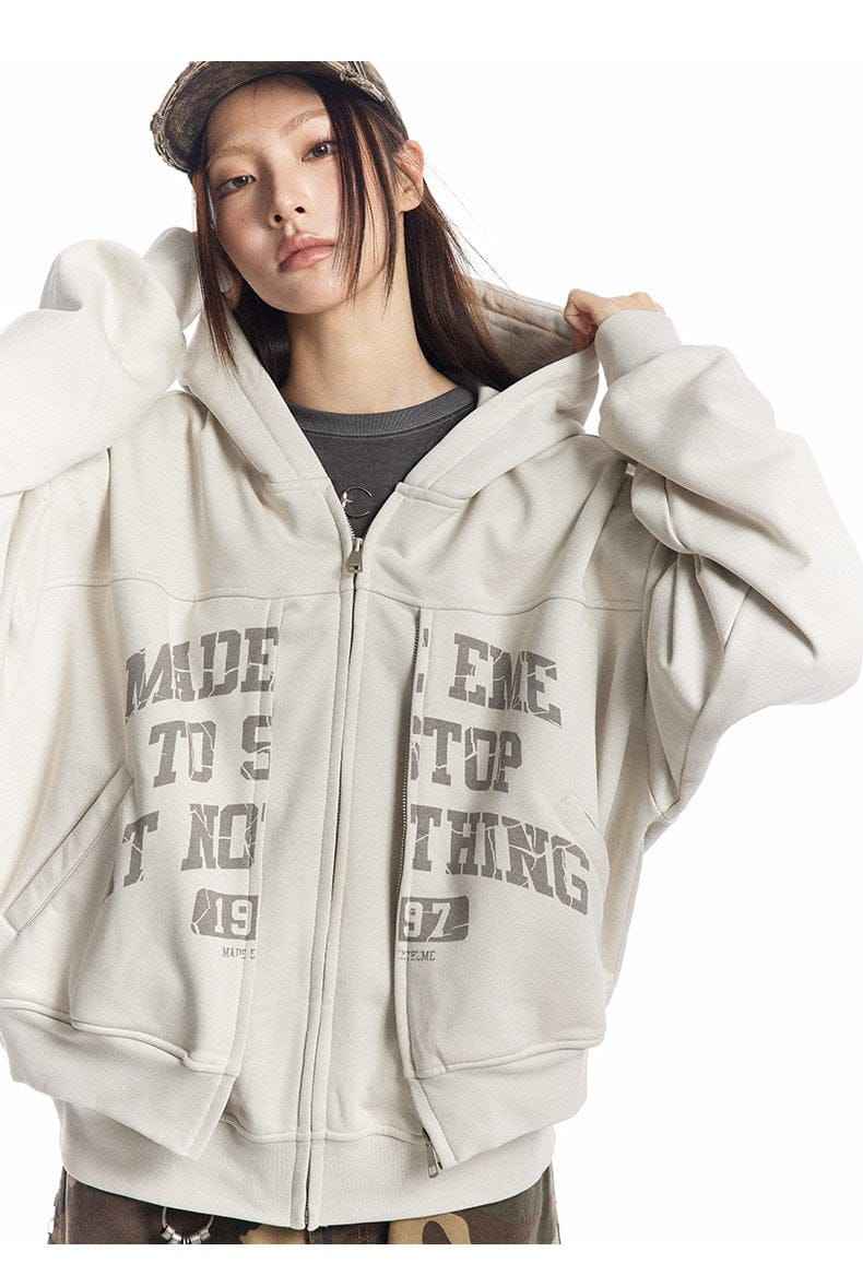 Zip Up Hoodie Motivational