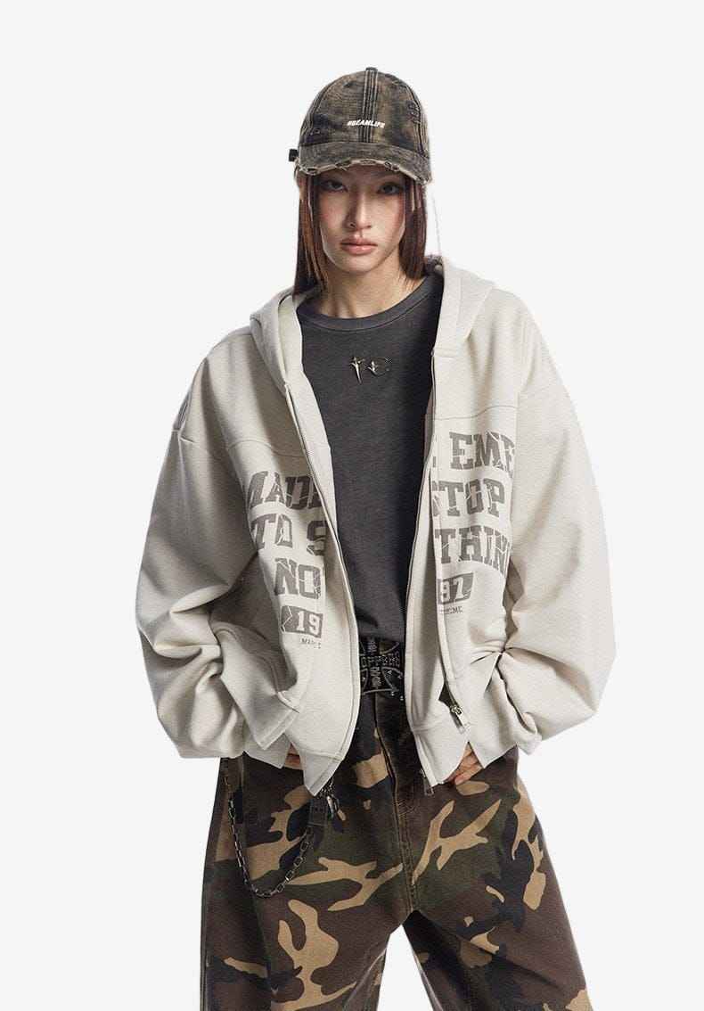 Zip Up Hoodie Motivational