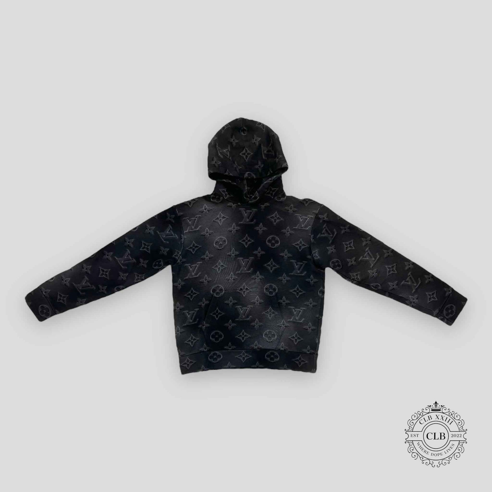 Louis Vuitton 2054 3D Monogram Hoodie in Grey