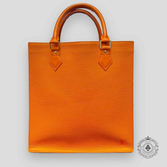 Louis Vuitton EPI Sac Plat PM Orange