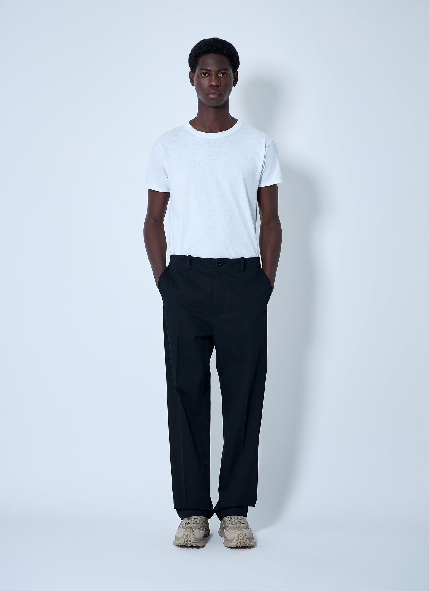 Moncler X Frgmt Hiroshi Fujiwara Men Logo Print Pants
