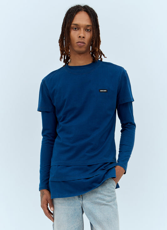 Miu Miu Men Set Of Three Logo-Patch T-Shirts