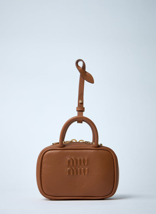 Miu Miu Women Micro Beau Leather Bag