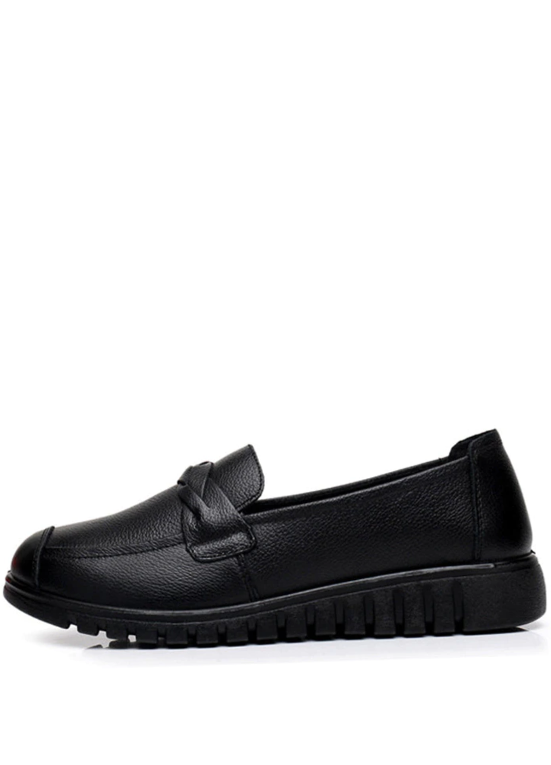 Olga Women's Casual Leather Loafer Shoes - Luxuryurbanwear