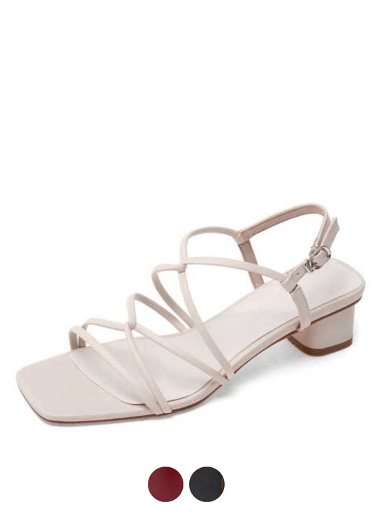 Liza Women's High Quality Mid Heel Sandal