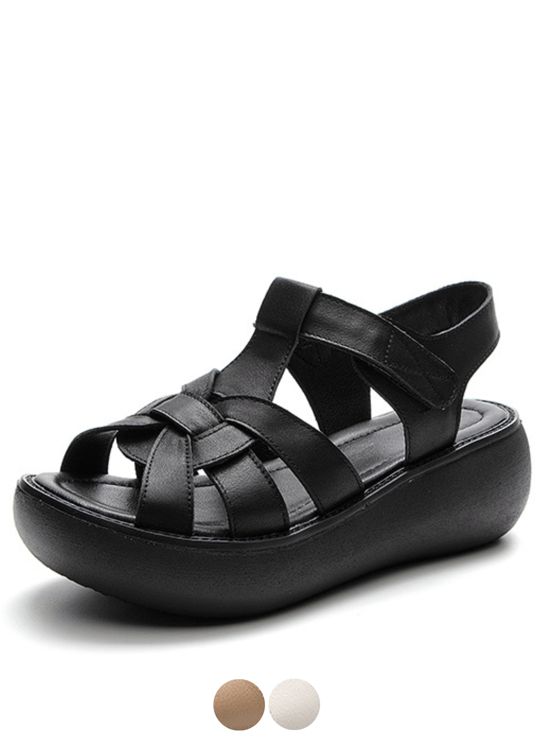 USS Shoes Macry Women's Peep Toe Wedges Sandals