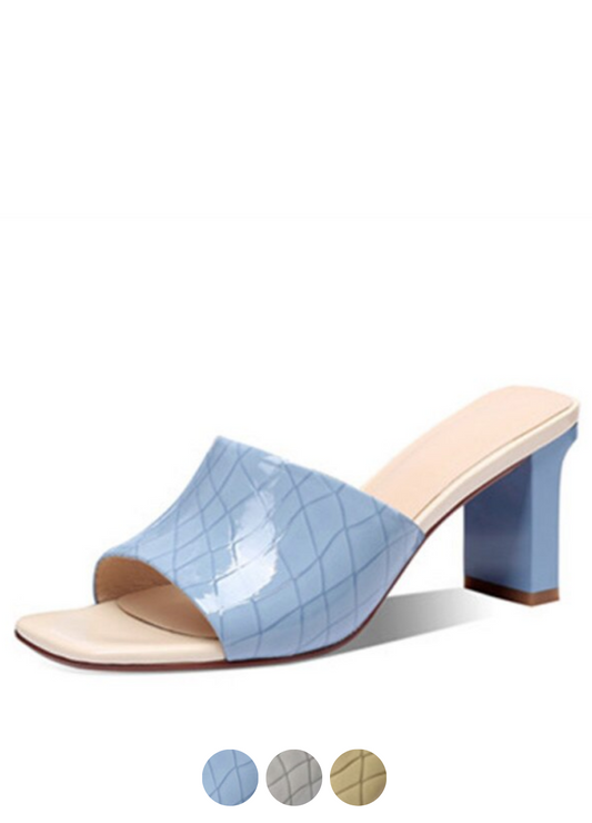 Cata Women's High Heel Leather Sandal - Luxuryurbanwear