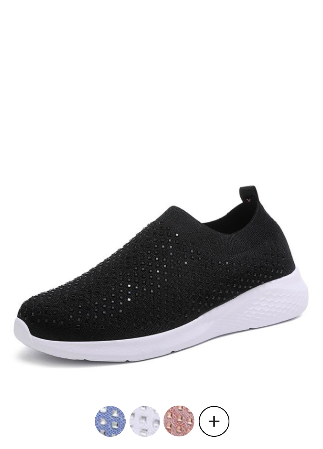 Baruta Women's Slip-On Black Shoes - Luxuryurbanwear