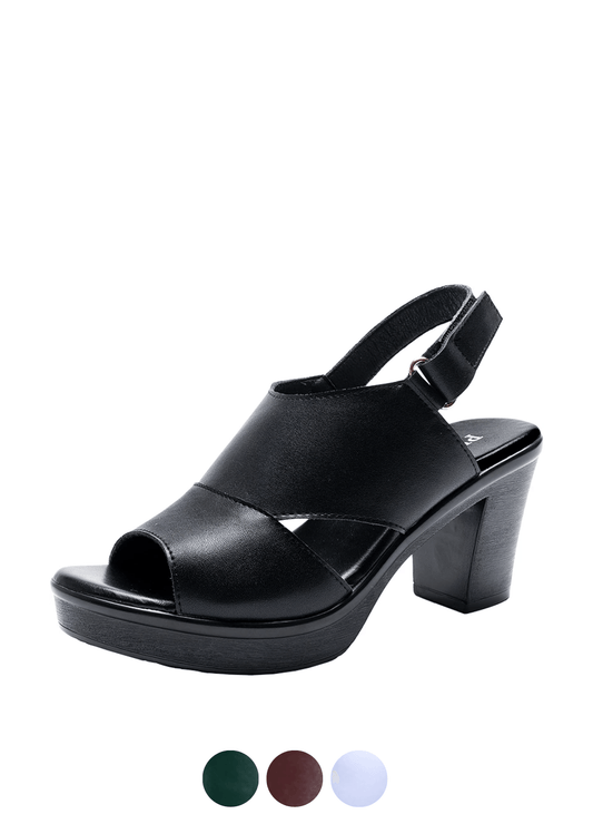 USS Shoes Laurent Women's Square Heel Open Toe Sandal