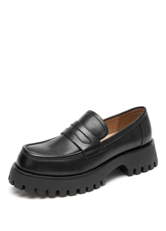 Casey Women's Platform Loafer Shoes - Luxuryurbanwear