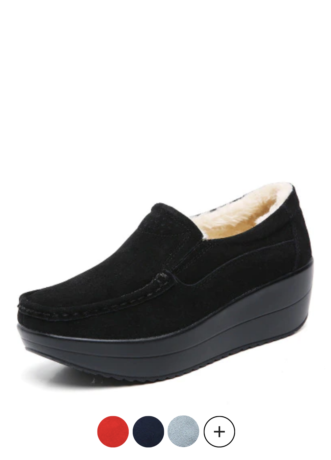 USS Shoes Beth M8 Women's Suede Platform Shoes - Luxuryurbanwear