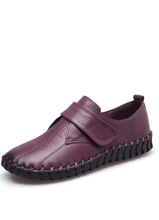 USS Shoes Lina Women's Soft Flat Leather Loafer Shoes