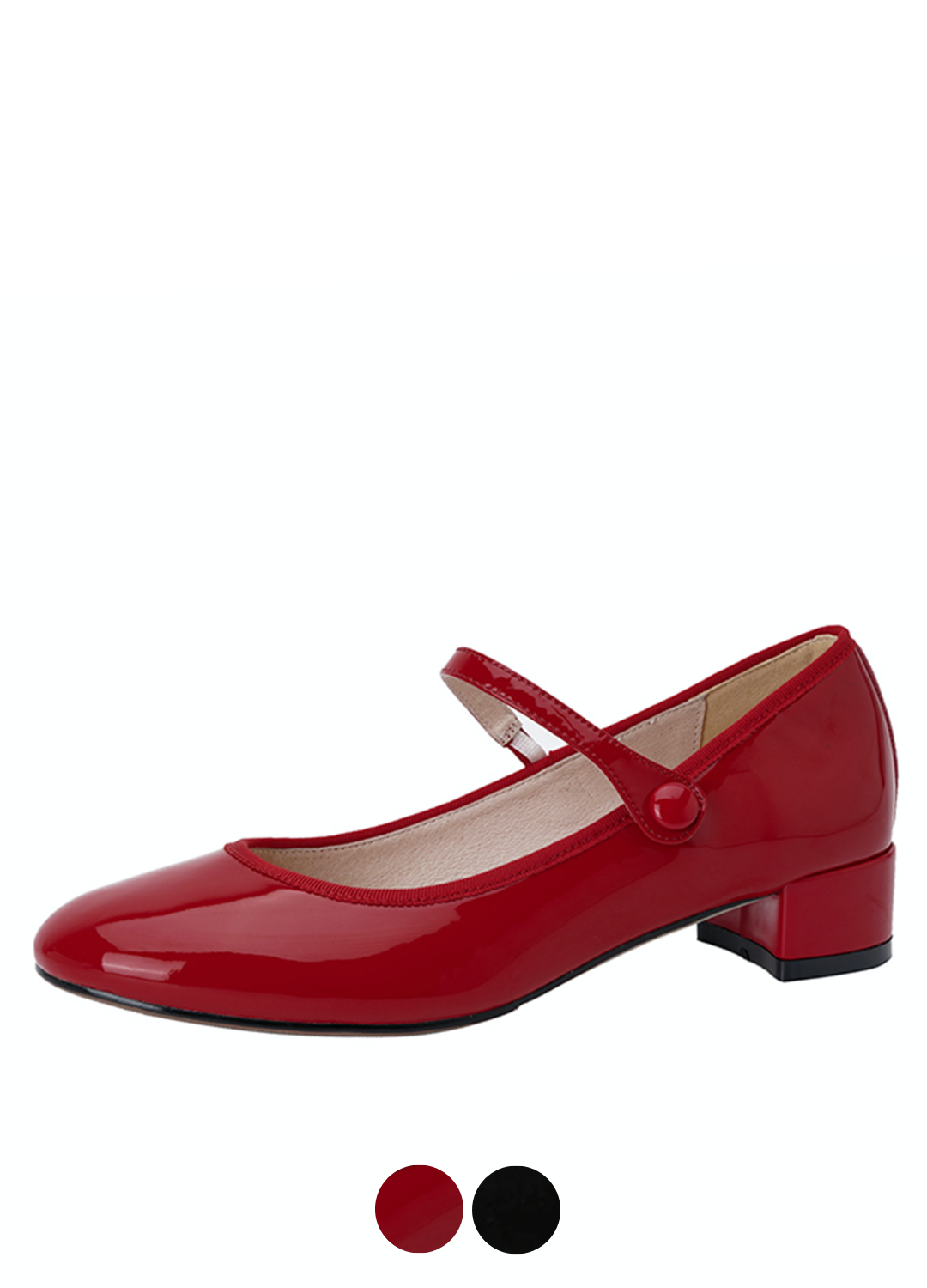 USS Shoes Raimel Women's Patent Leather Low Heel Pumps - Luxuryurbanwear