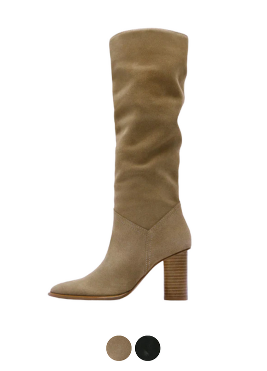 Kely Women's High Heel Leather Boots - Luxuryurbanwear