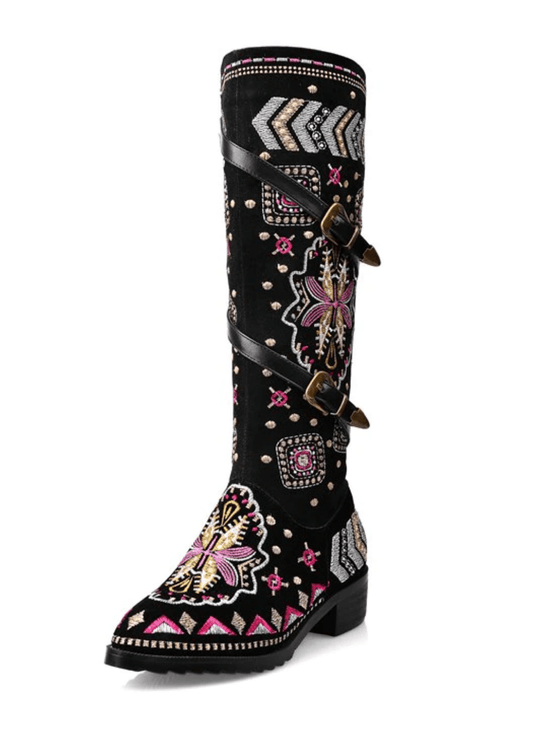 Panema Women's Western Winter Boots - Luxuryurbanwear