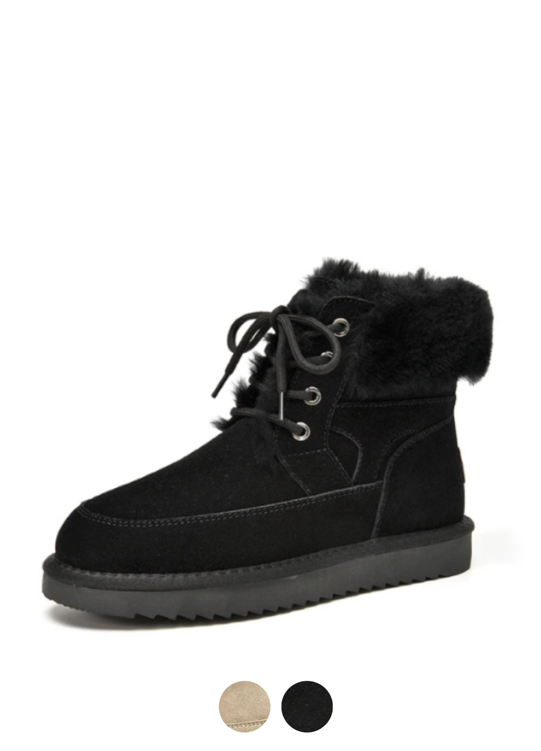 Duena Women's Snow Black Boots - Luxuryurbanwear