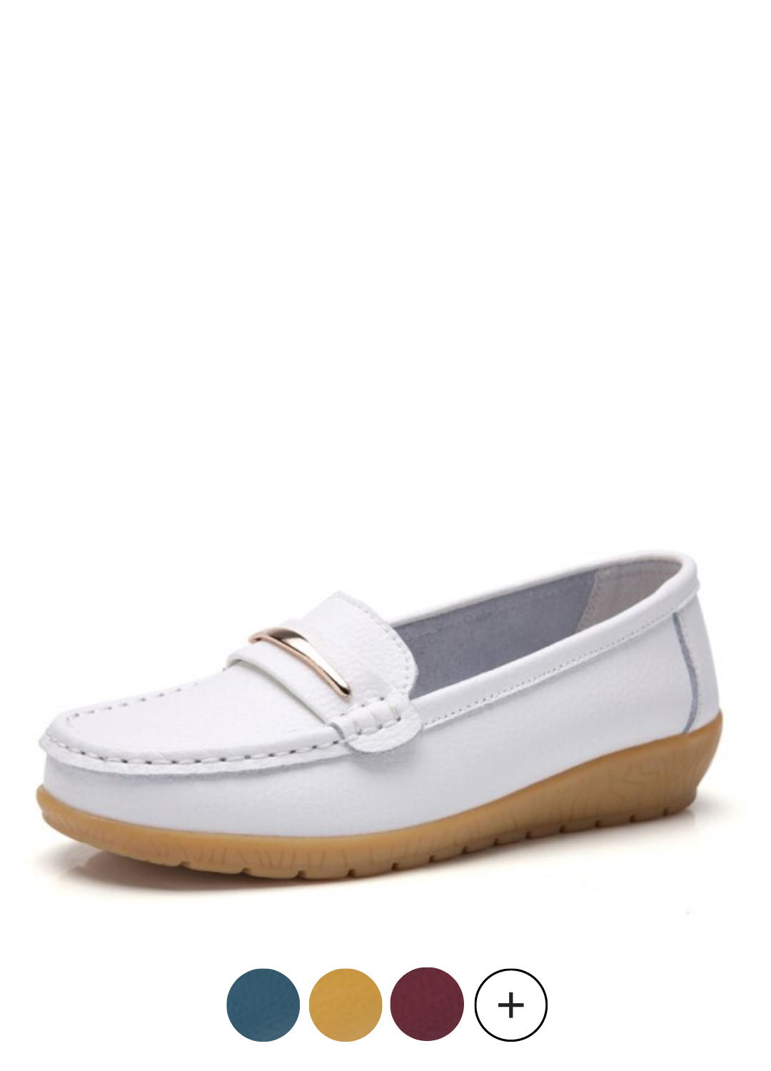 Edna Women's Genuine Leather Shoes Flat Loafer Spring Autumn - Luxuryurbanwear