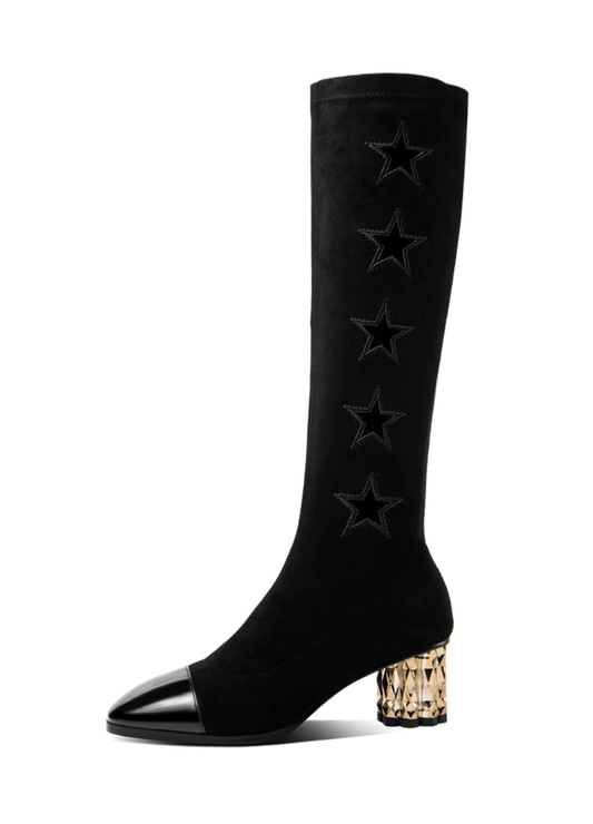 Rocha Women's Elegant Winter Knee High Boots - Luxuryurbanwear