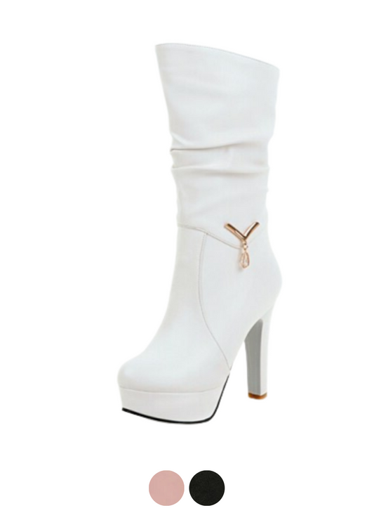 USS Shoes Alicia Women's Platform Fashion Boots - Luxuryurbanwear