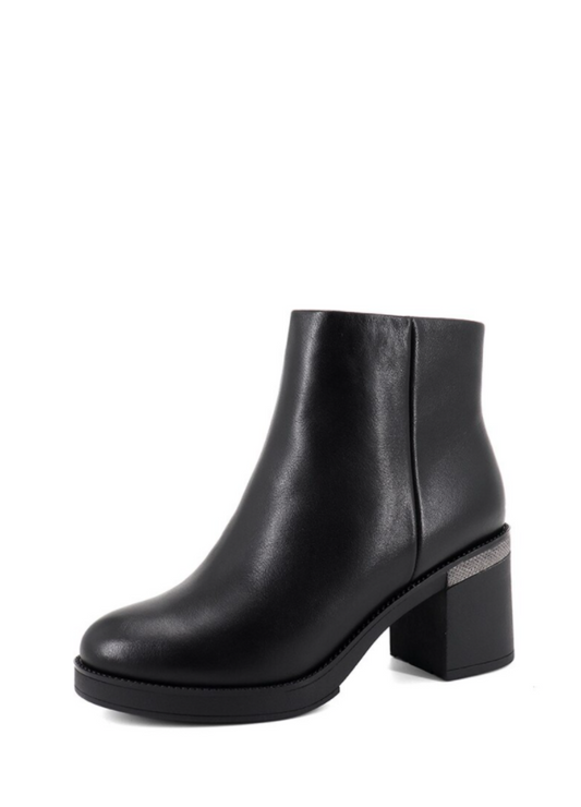 Valenza Booties Ankle Length - Luxuryurbanwear