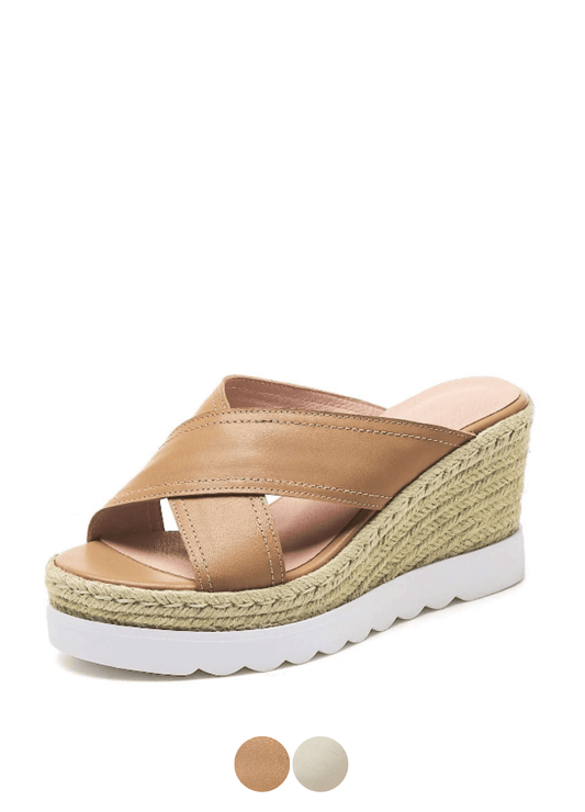 Rachel Women's Wedges Waterproof Comfortable Leather Sandal