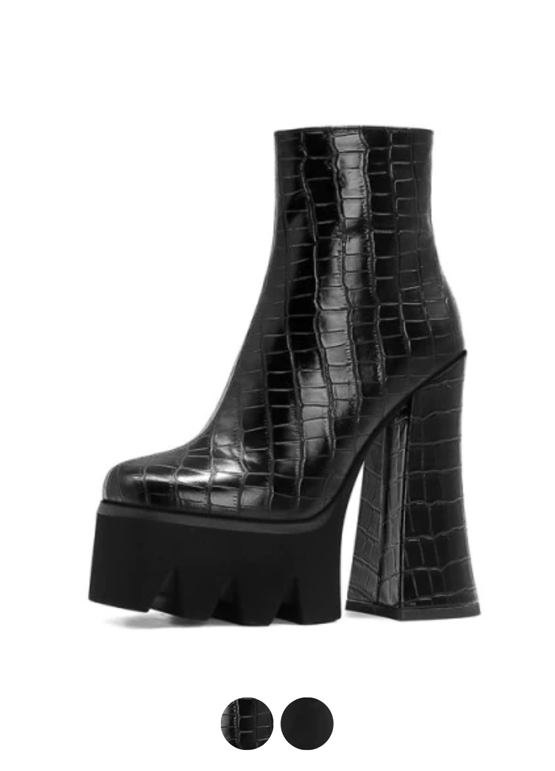 Radd Women's Black Platform Ankle Boots - Luxuryurbanwear