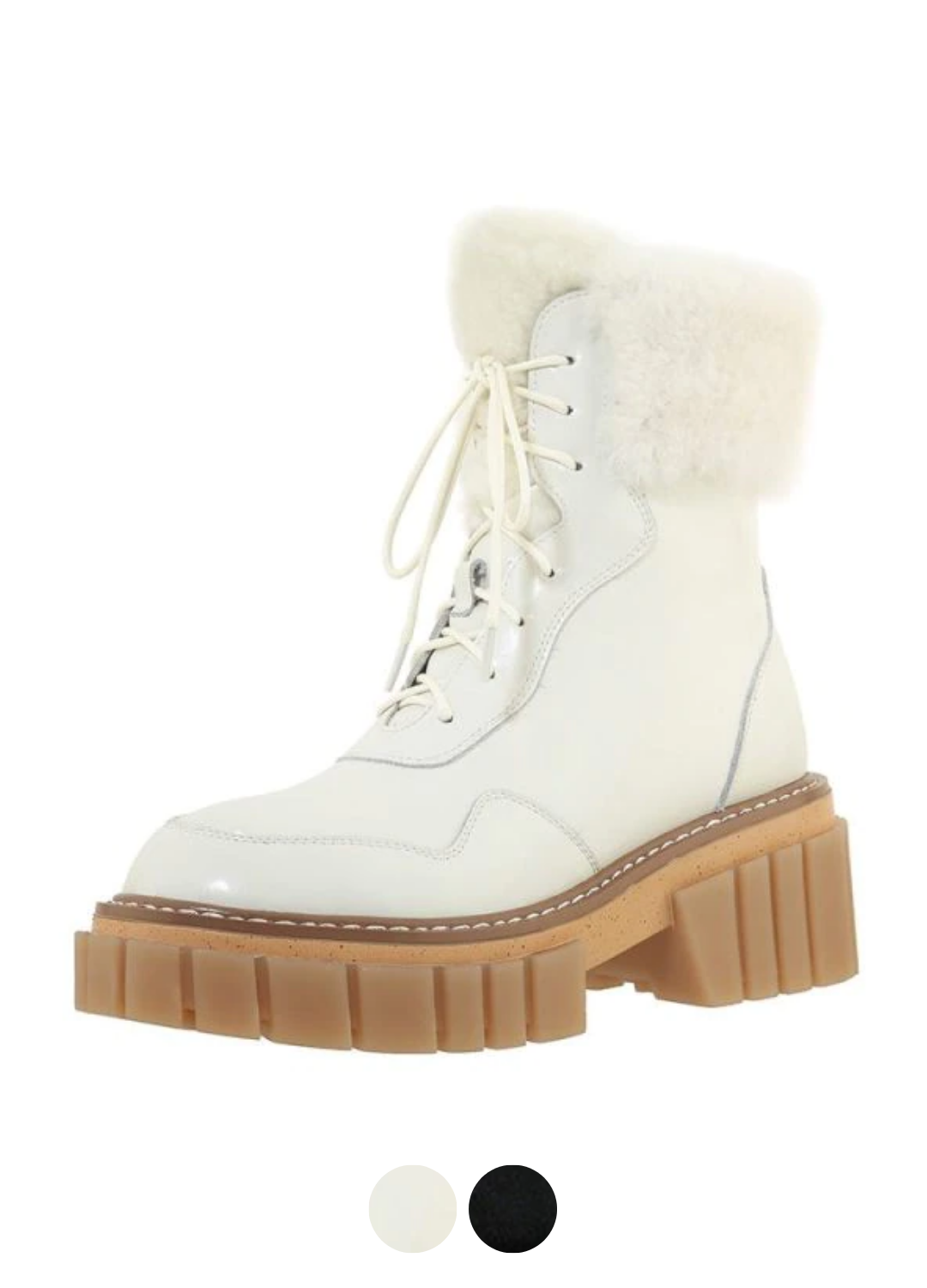 USS Shoes Caruso Women's Fur Warm Leather Boots - Luxuryurbanwear