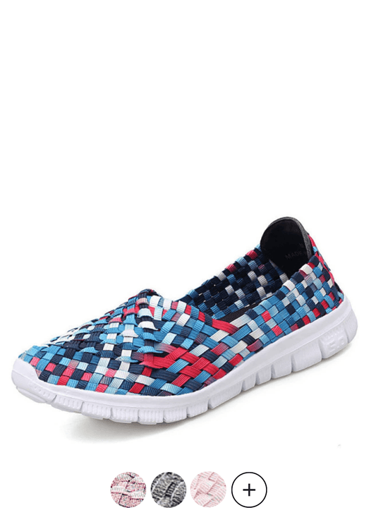Majo Women's Knit Comfortable Loafer Walking Shoes