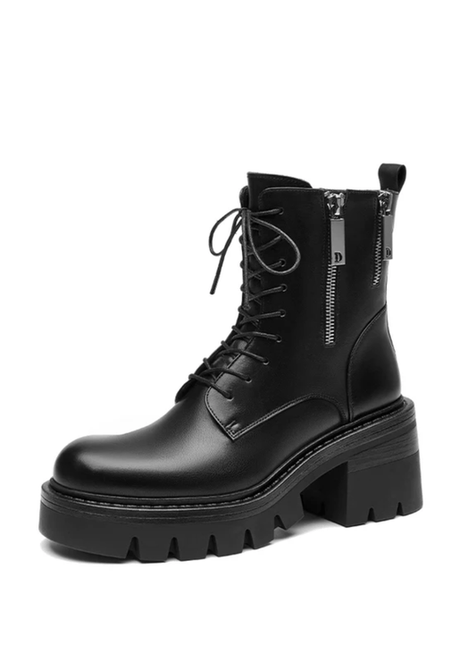 USS Shoes Cloe Women's Black Boots - Luxuryurbanwear