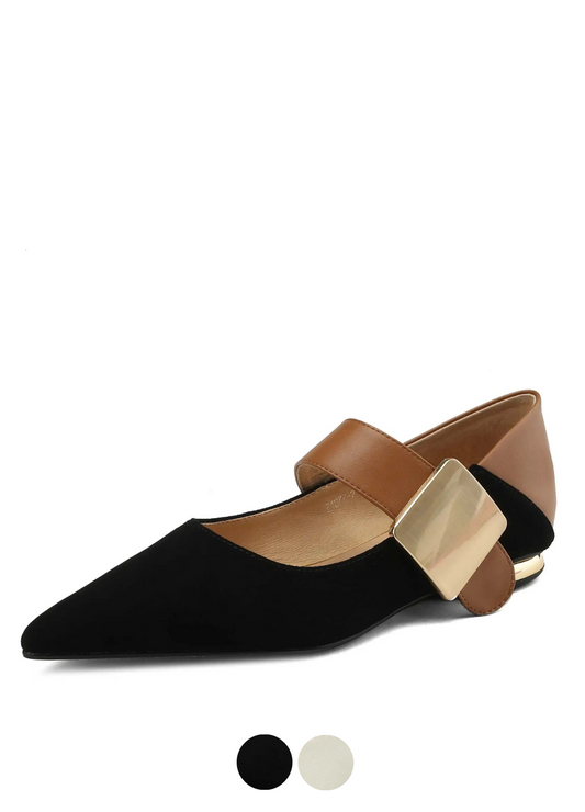 USS Shoes Naybi Women's Pointed Toe Dress Flats - Luxuryurbanwear