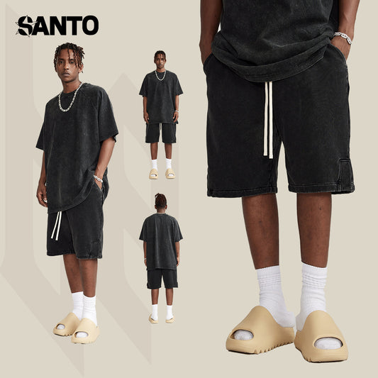 Trendy | Faded Streetwear Daily Shorts - Luxuryurbanwear