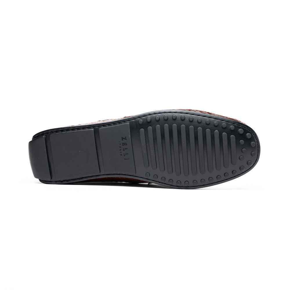 31-103-NIC MONZA Crocodile Driver, Nicotine
