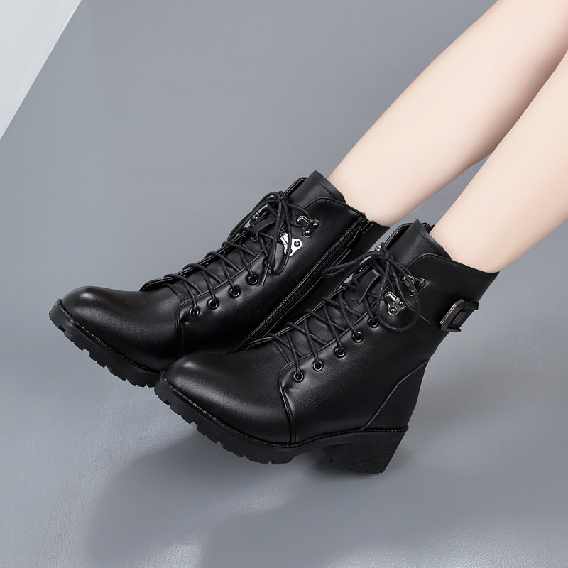 USS Shoes Otty Women's Warm Leather Boots - Luxuryurbanwear