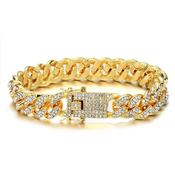 Ice Knight. Iced Out Watch Set (Silver/Gold)