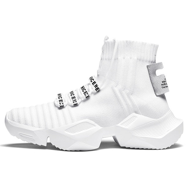 Nova Sock Runners - Triple White