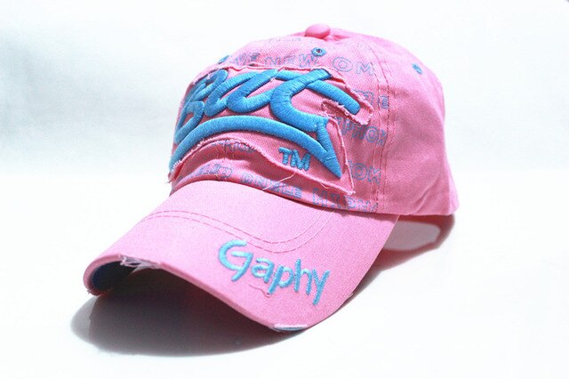 Bat Gaphy Distressed Baseball Cap (15 Colours)