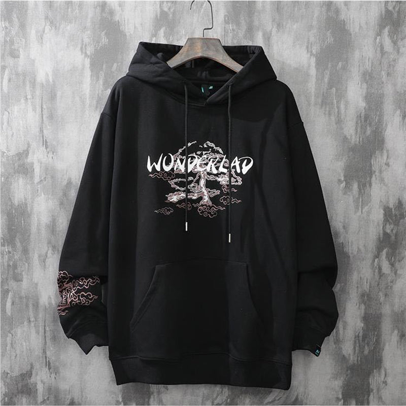 Sakura Temple Graphic Hoodie