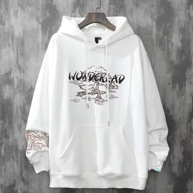 Sakura Temple Graphic Hoodie