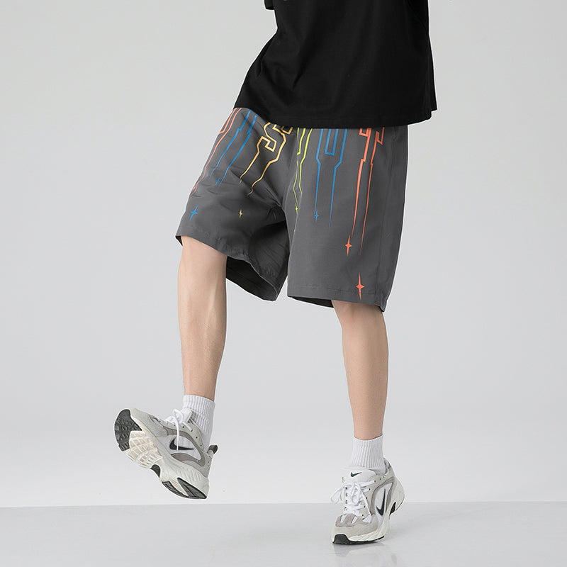 DISOUT Paint Dripping Shorts