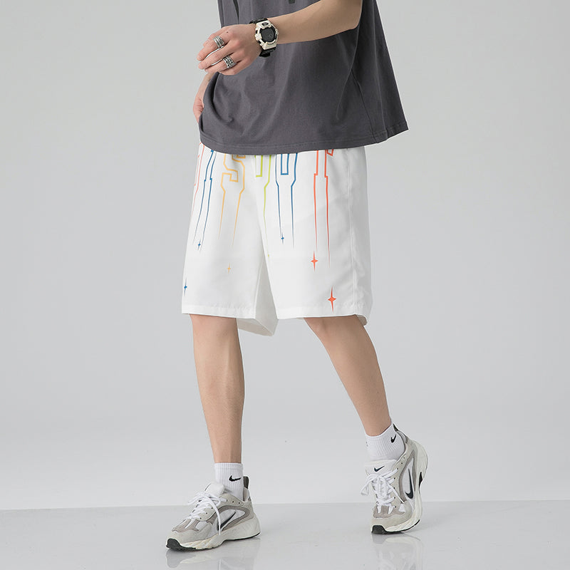 DISOUT Paint Dripping Shorts