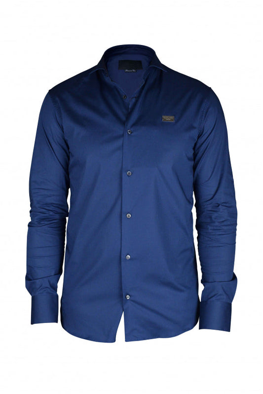 Philipp Plein Men Diamond Cut Ls Iconic Shirt